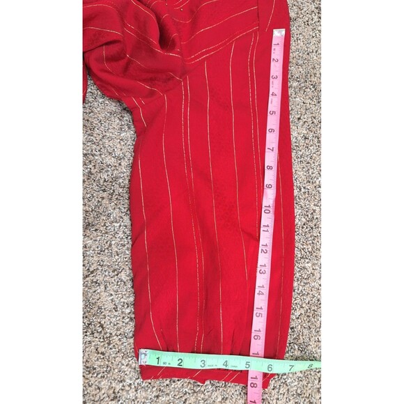 Marigold Lane Red Gold Striped Tunic Size XL NWT - Picture 11 of 11